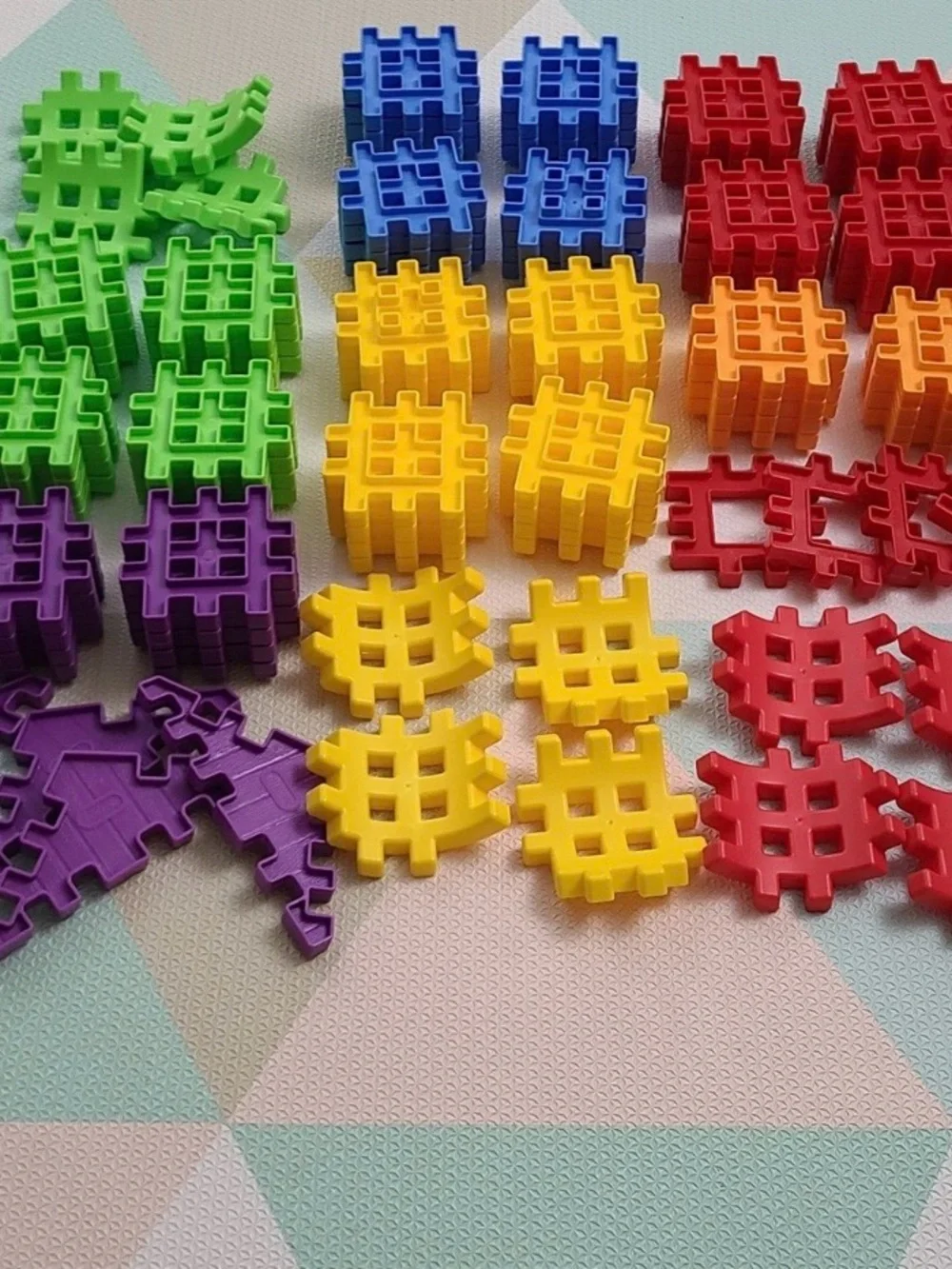 Little TIKES Multicolor Waffle Blocks - 100 Piece Building Set